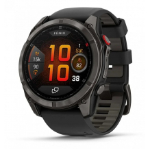 Часы Garmin FENIX 8 PRO - 51 мм, AMOLED Sapphire, угольно-черный DLC  (010-03199-00/01)